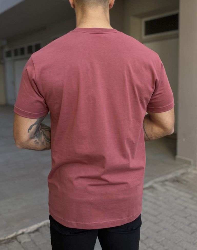 Everbest ανδρικό σάπιο μήλο Plus Size T-shirt 242800S φωτογραφία